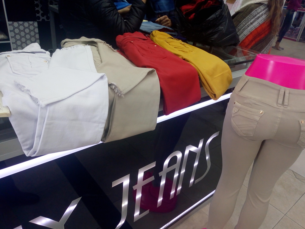 Jean colores para dama de la talla 6 a 26