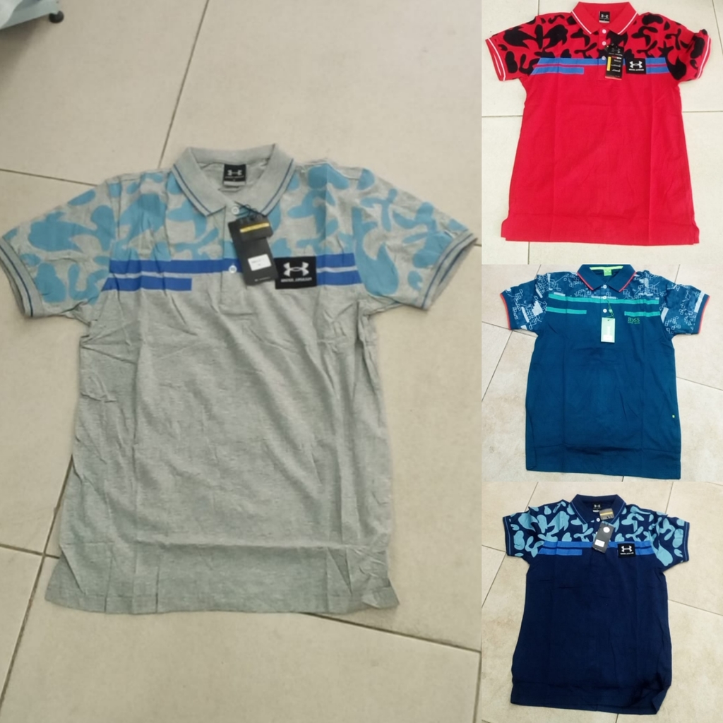 Camiseta tipo polo para hombre marca under armour