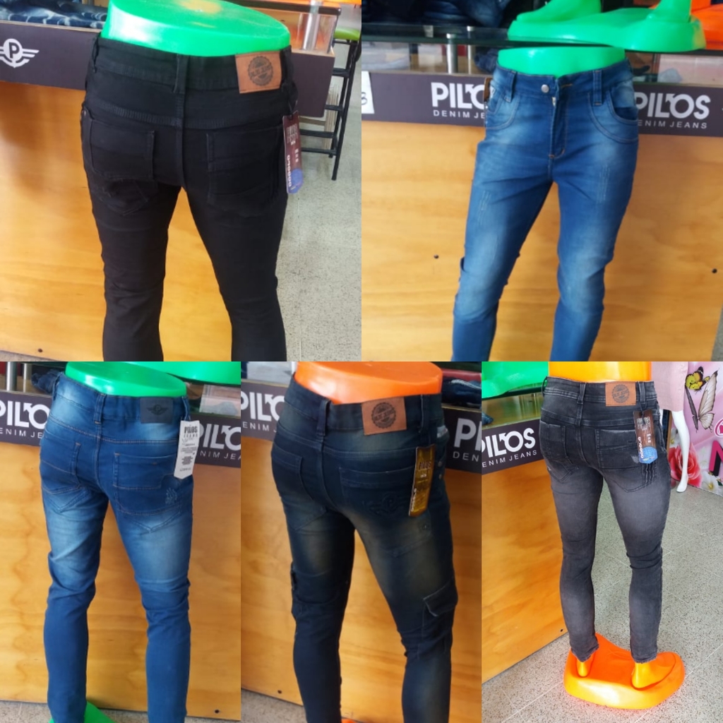 Jean para caballero de la talla 28 a la 34