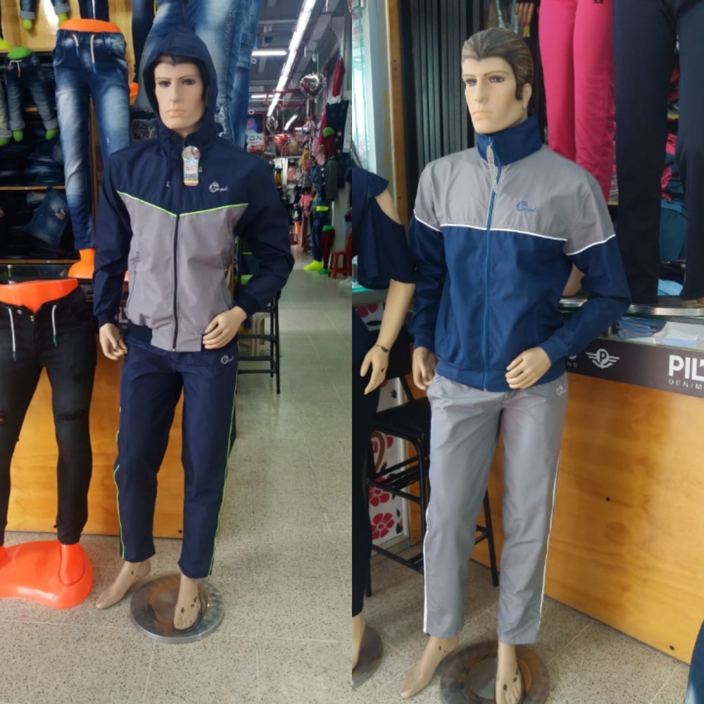 Conjunto de Sudadera impermeable hombre y mujer