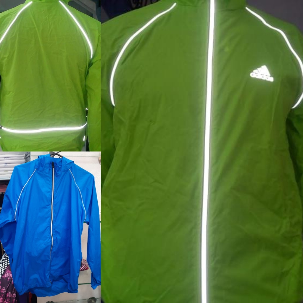 Chaqueta rompe vientos con reflectivo