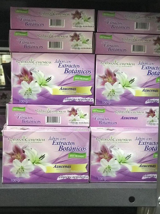 Jabón Barra Glicerina Natural Aclarante Cicatrizante de Azúcena * 100 Grms