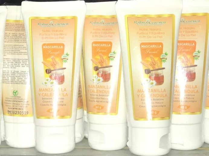 Mascarilla Facial Manzanilla Miel y Germen de Trigo Piel Seca * 60 Gramos