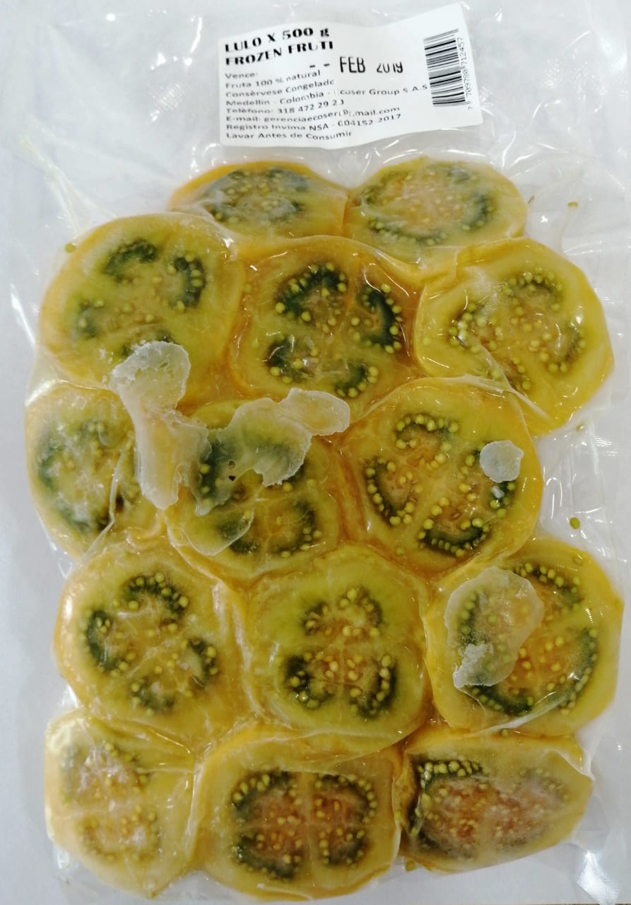 LULO EMPACADO AL VACÍO X 500 Gr