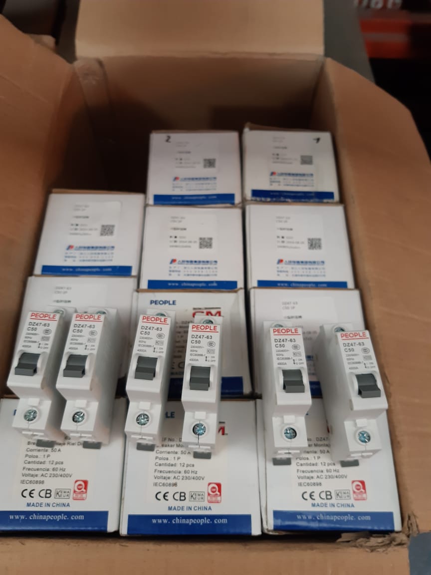 BREAKER RIEL 6KA 1P 50A