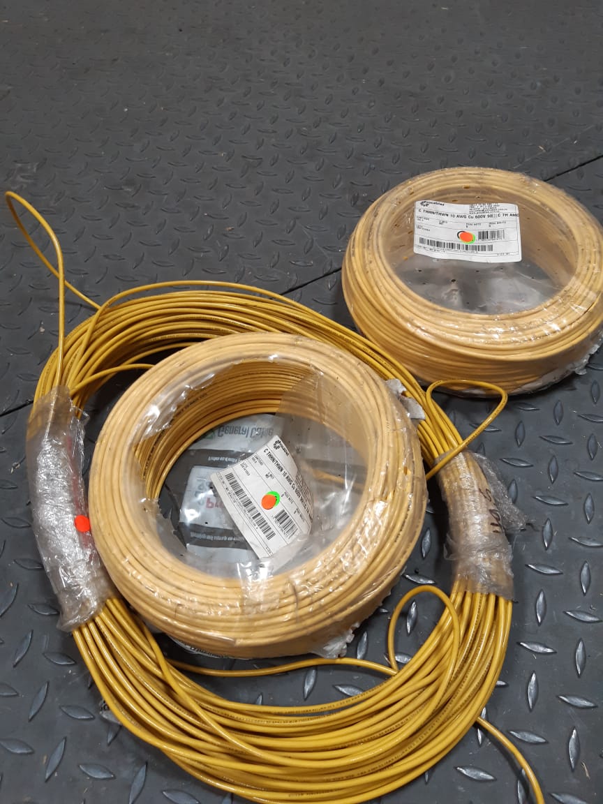 CABLE THHN 10 AMARILLO