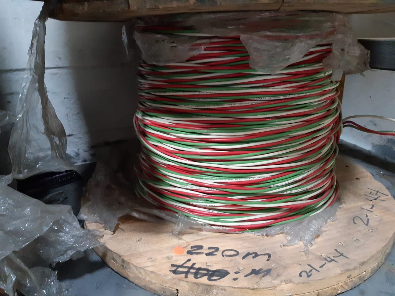 CABLE THHN 12 ROJ/VER/BLA
