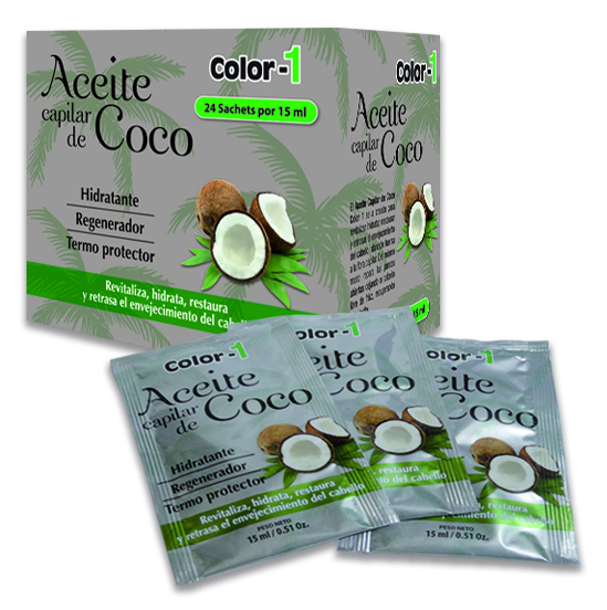 ACEITE DE COCO CAPILAR SACHET X 15 ML