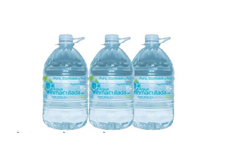 Agua en garrafas x 5 litros
