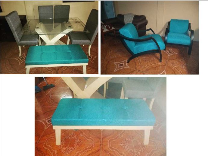 Juego Sala y Comedor en Cedro