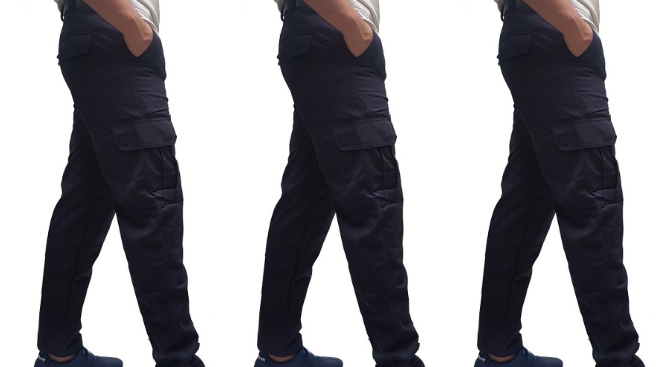 Pantalón en dril camuflado