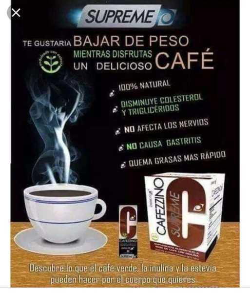 café endulzado con stevia para bajar de peso
