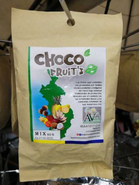 Mixtura de frutas orgánicas