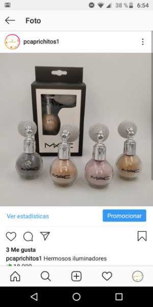 Iluminador en  polvo marca Mac