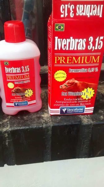 Desparasitante Iverbras , ivermectina   vitaminas ADE3