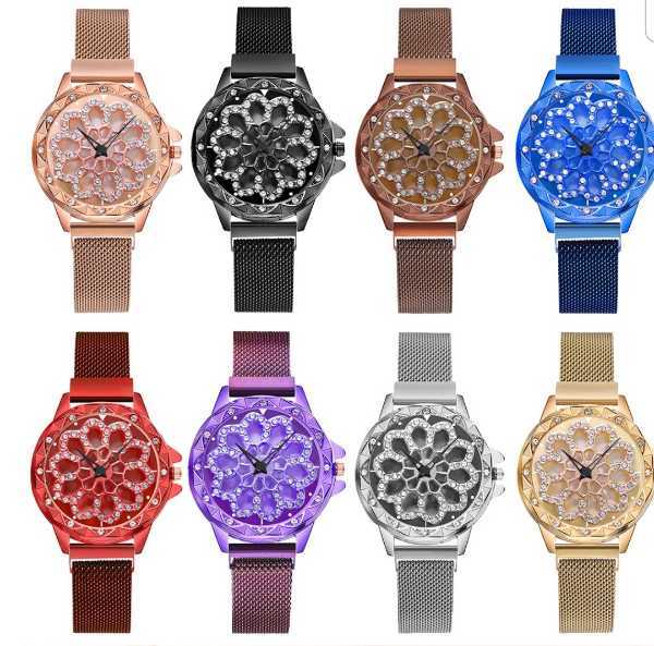 Reloj pulso magnético de movimiento para dama