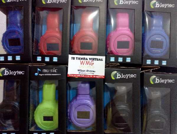 Diademas Bluetooth, radio fm, micro sd, SD, auxiliar