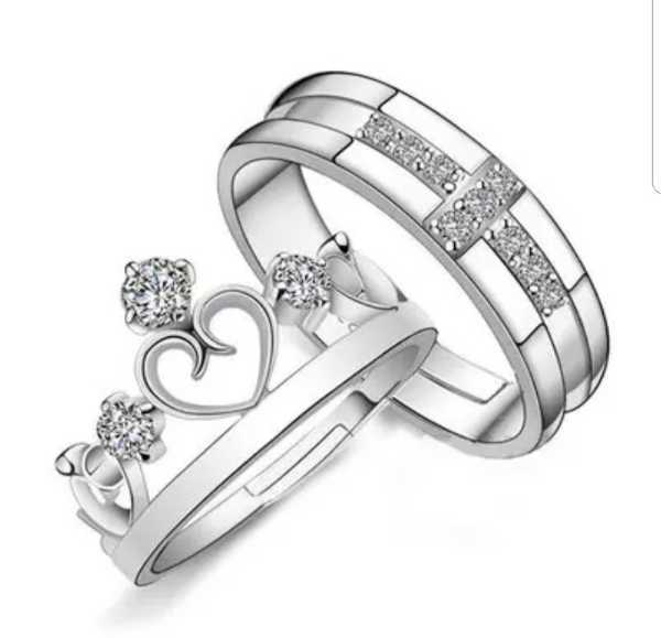 anillos en acero INOXIDABLE  para dama