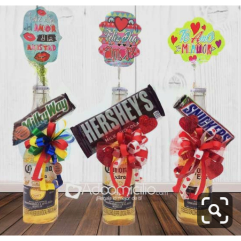 Cerveza corona adornada