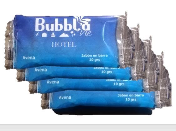 Jabón Bubbla 10grs para hoteles caja X 50