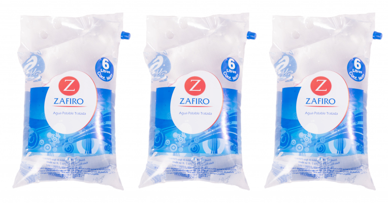 Agua en Bolsa 6 Litros con TAPA VÁLVULA
