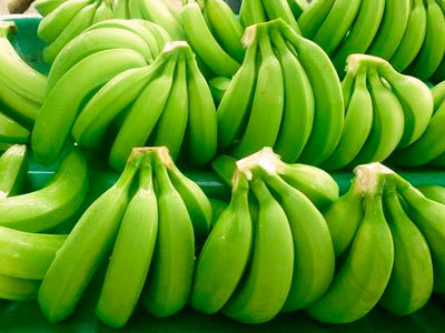 banano verde pinton o maduro