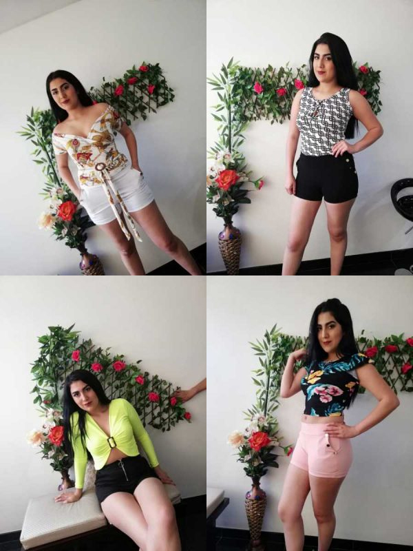 Venta de bodys, blusas y shorts