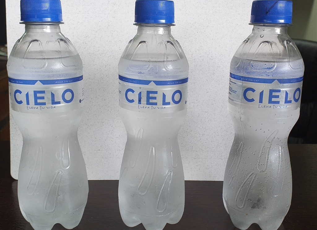 Botella de agua cielo 300ml *24unid