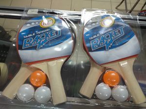Set de raquetas para tenis de mesa