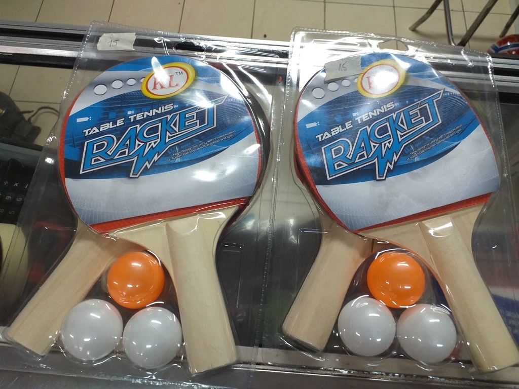 Set de raquetas para tenis de mesa