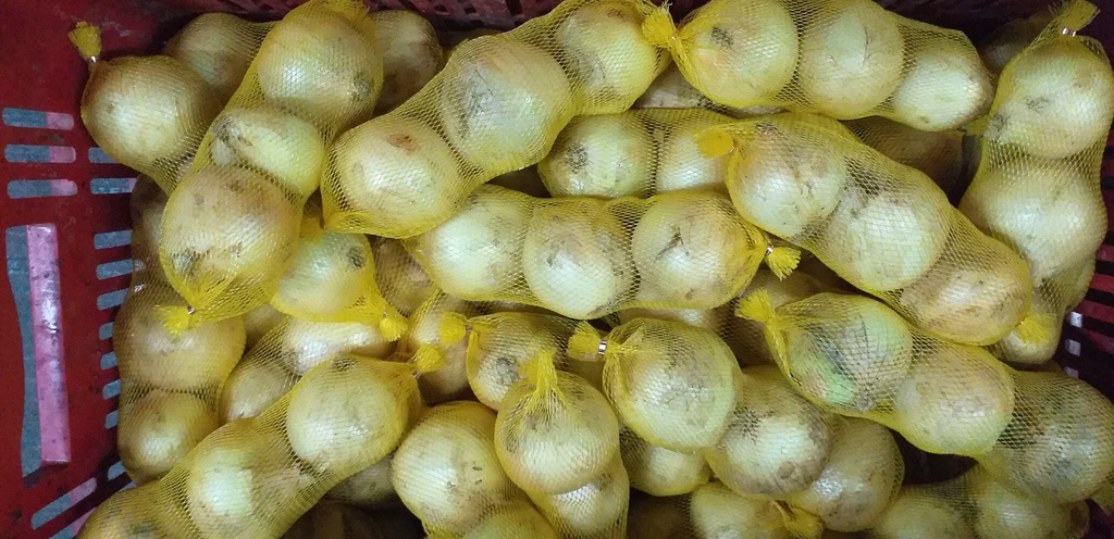 Cebolla en malla
