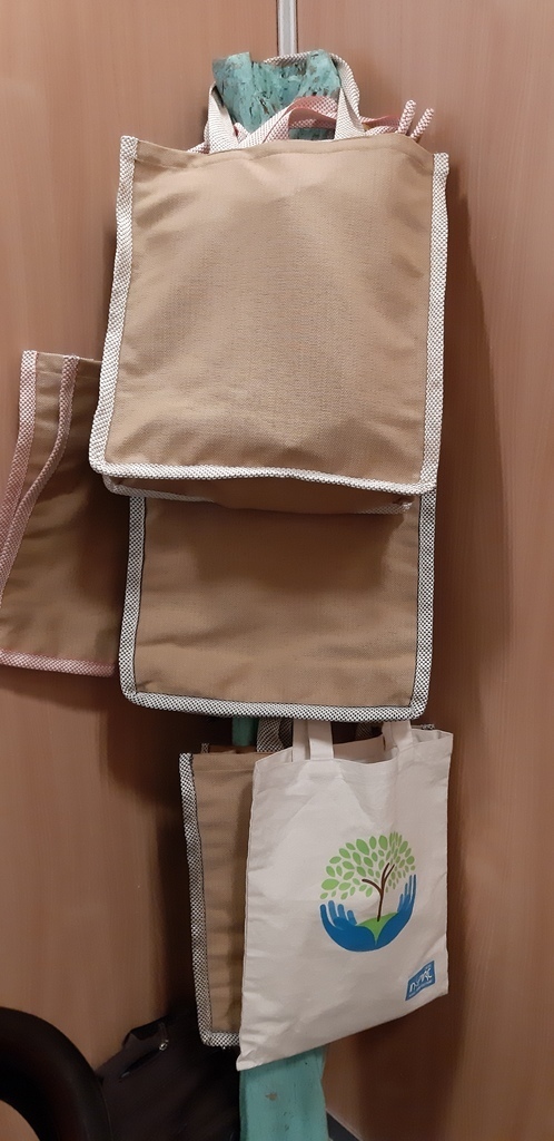 Bolsa en yute. 50x50 cm