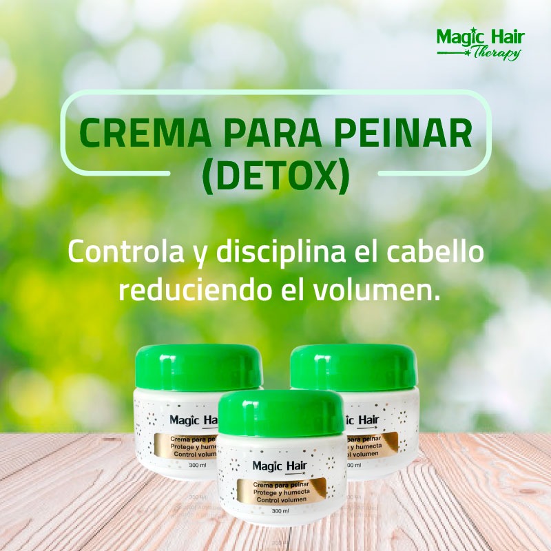 Crema para peinar. Detox