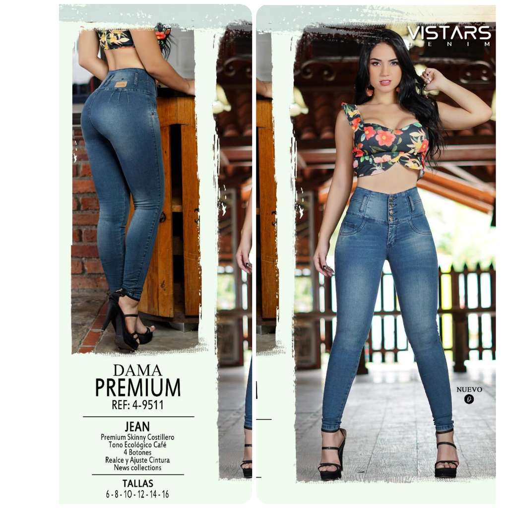 Jeans dama premium ref 4-9511