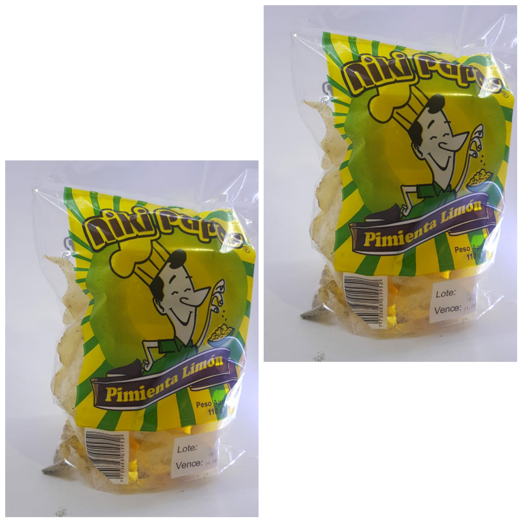 Papas fritas sabor a Pimienta Limon