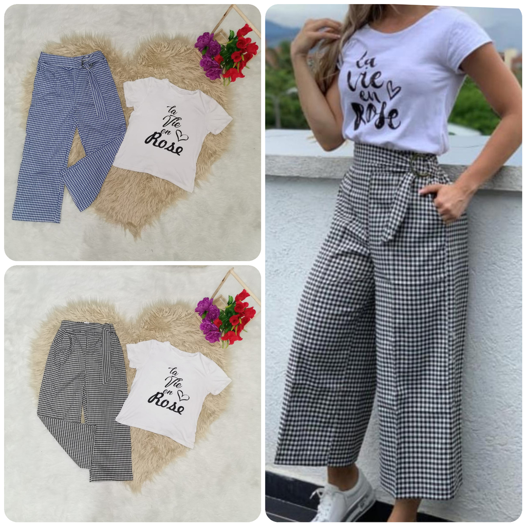 Conjunto pantalon con camiseta