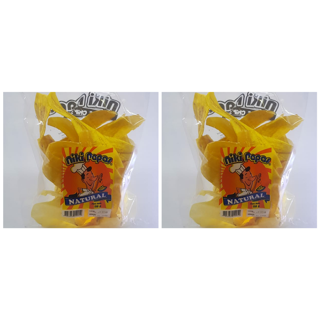 Papas fritas + Platanitos Sabor Natural x 110 gr