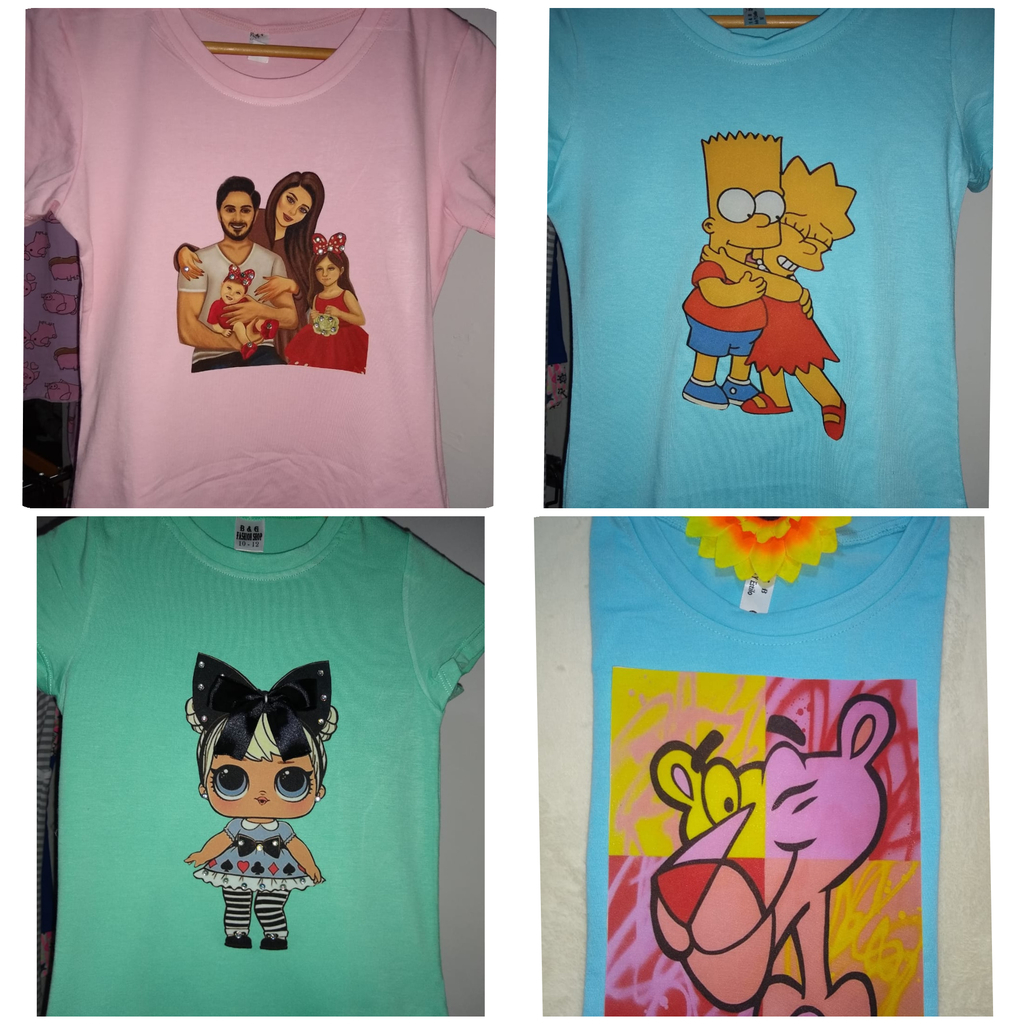 Camiseta dama con estampado