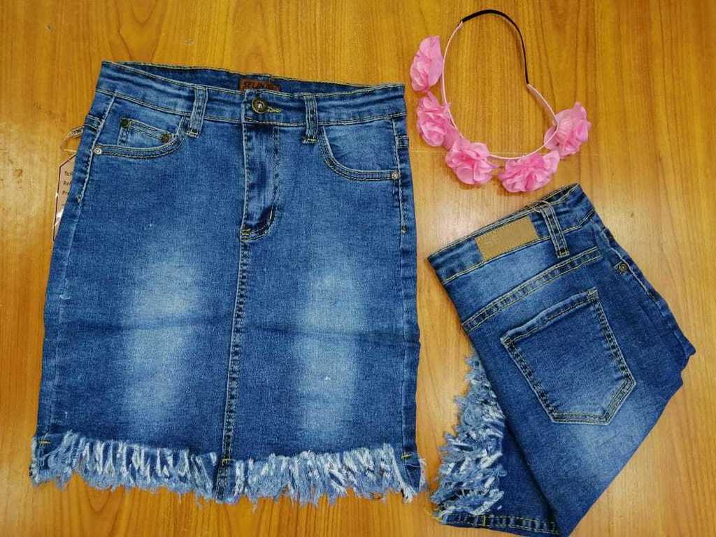Falda en jean para dama