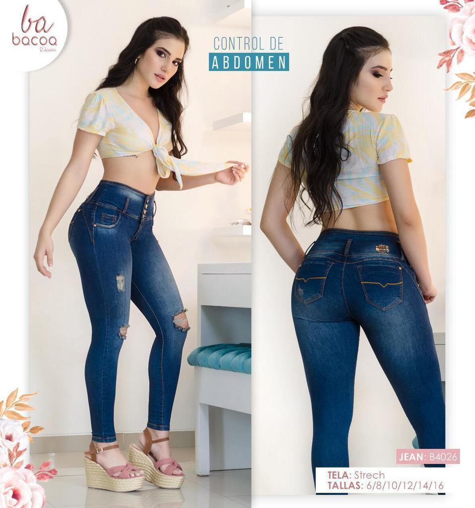 Jeans para dama bacoa ref 84026
