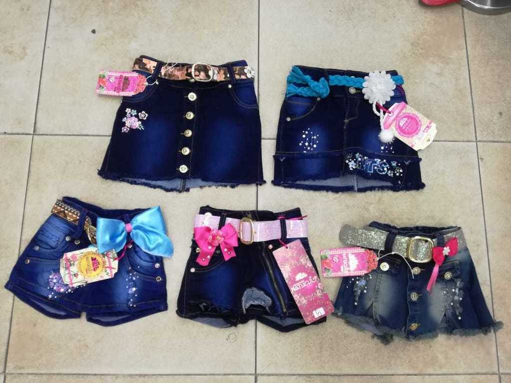Falda en jeans para niña