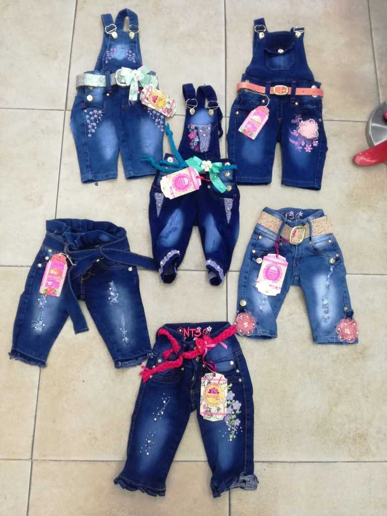 Bragas toreros en jean para niña