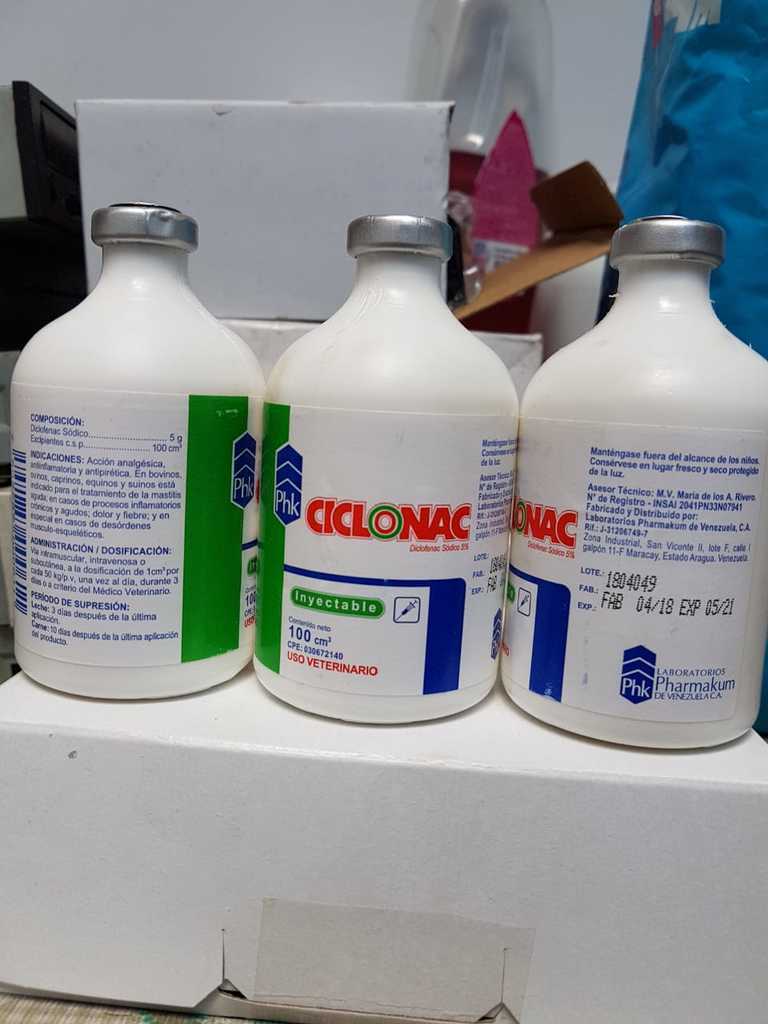 Ciclonac inyectable /Droga Veterinaria