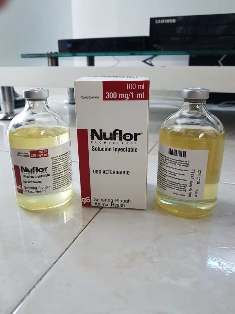 Nuflor solución inyectable /Droga Veterinaria