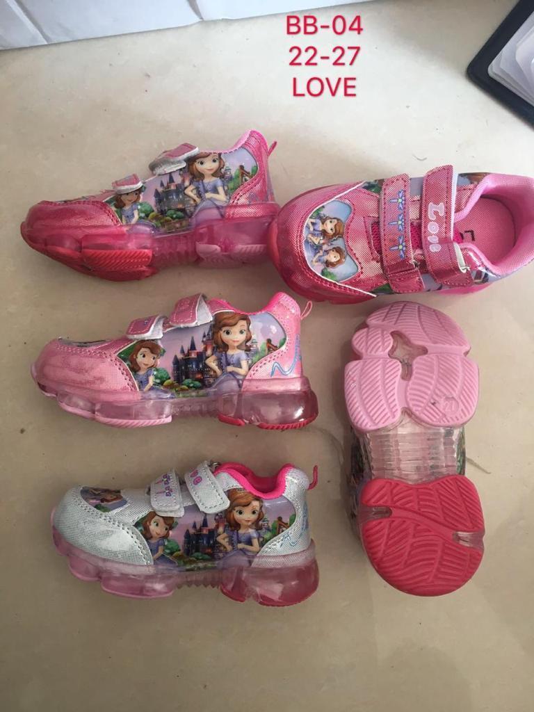 Tenis niña luz LED