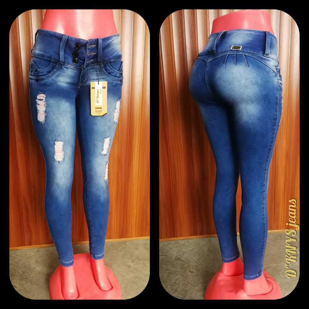 Jean para dama tres botones