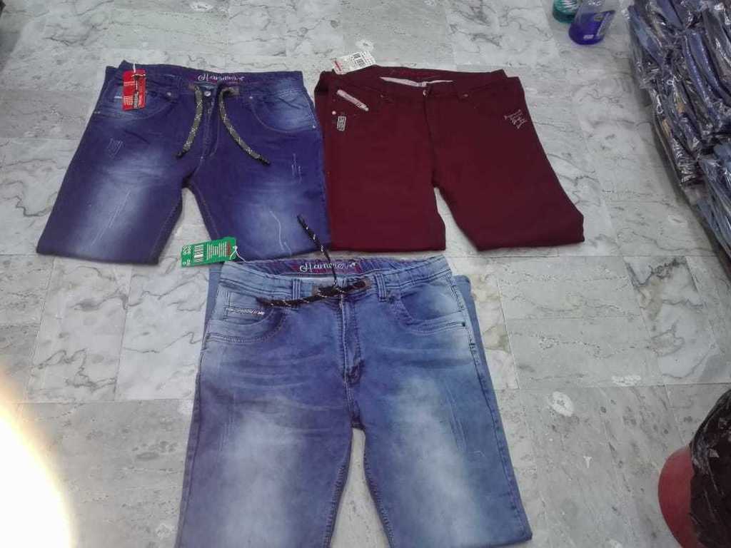 Jogger jean Para caballero talla plus de la 38 a la 44