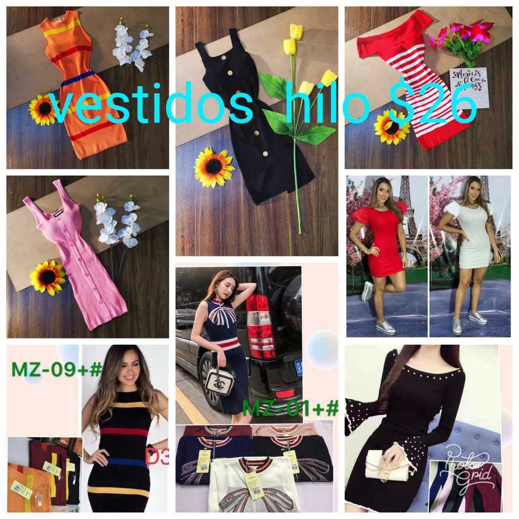Vestidos en hilo para dama