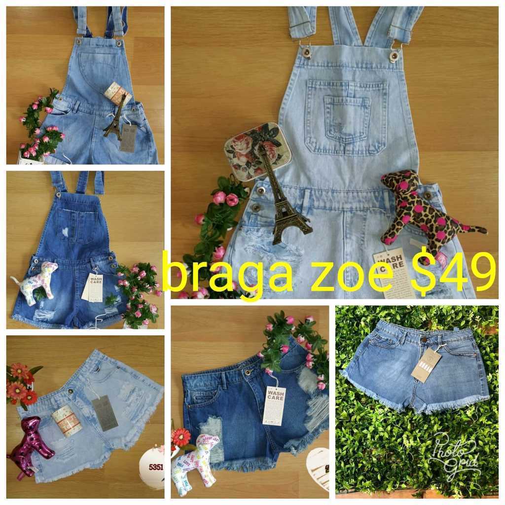 Braga shorts referencia Zoe para dama