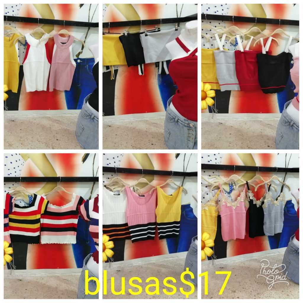 Blusas en hilo para dama